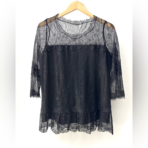 RIANI Tops - RIANI black lace top